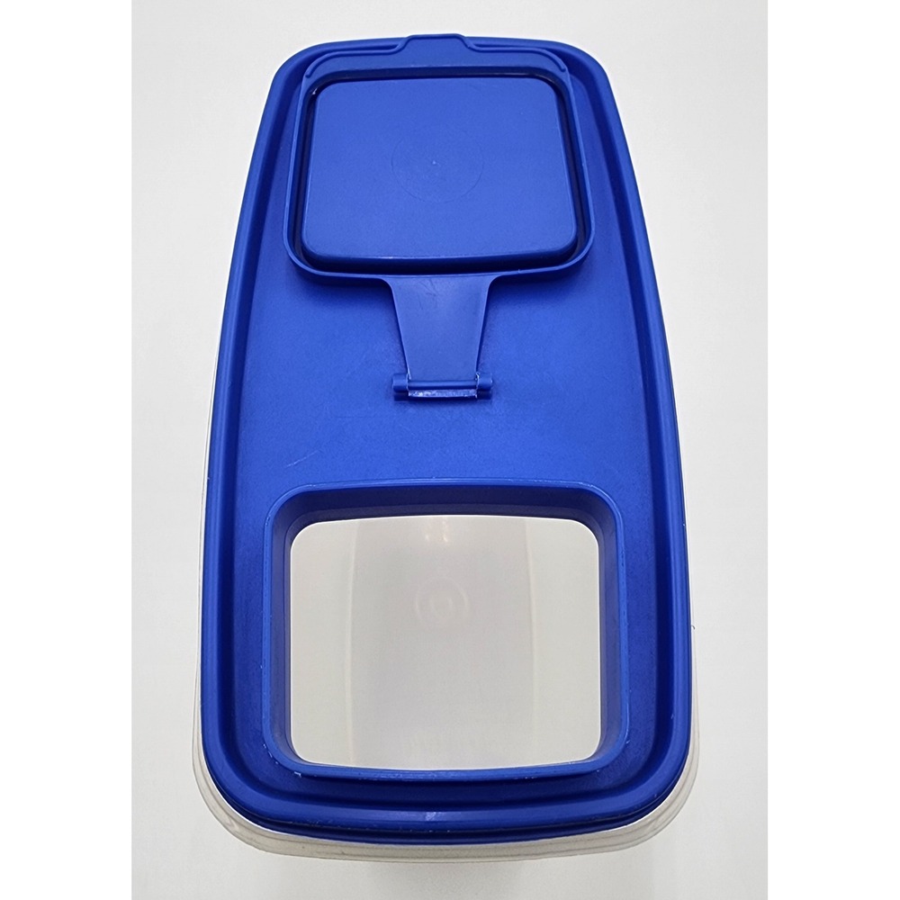 Tupperware Modular Mates Cereal Keeper Store N Pour Blue Lid 1588 1589 1590 - Picture 4 of 12